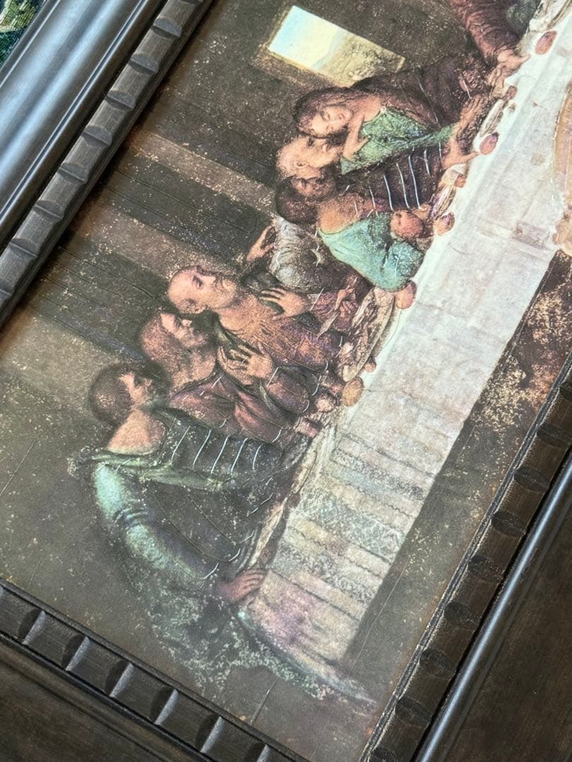 最後の晩餐 フレーム付き大型アート キリスト - メルカリ