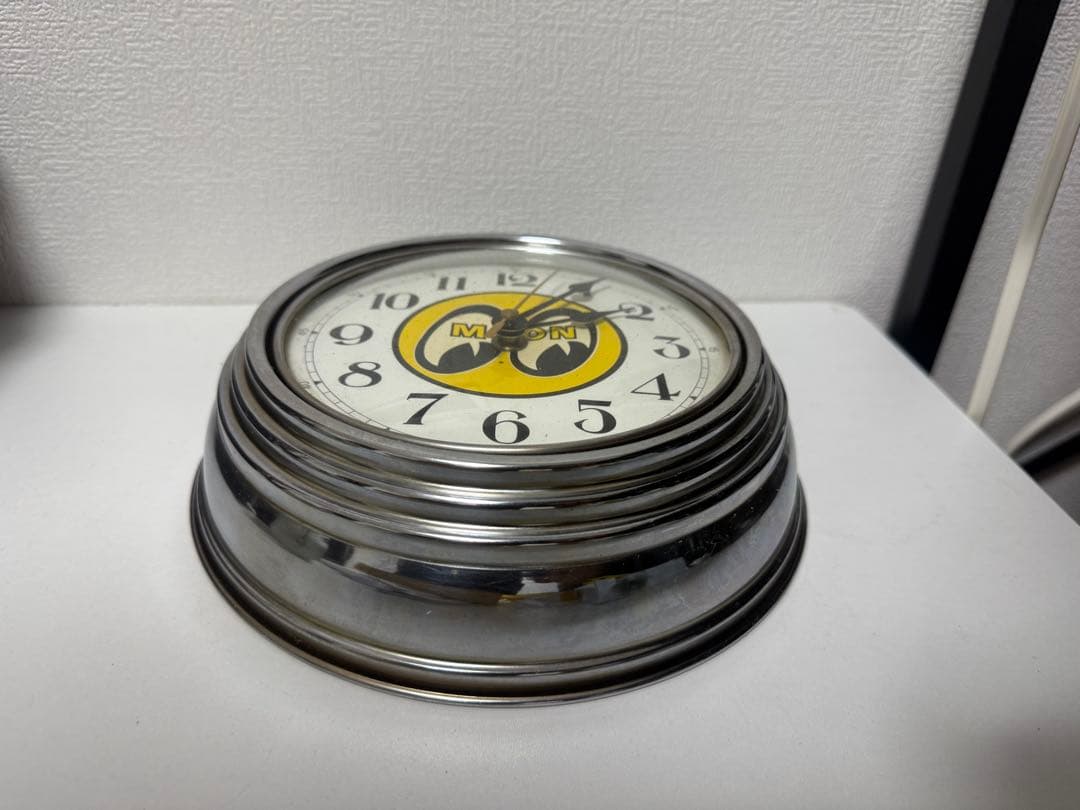 当時物！ムーンアイズ ドーム型 壁掛 時計 旧車 希少レア