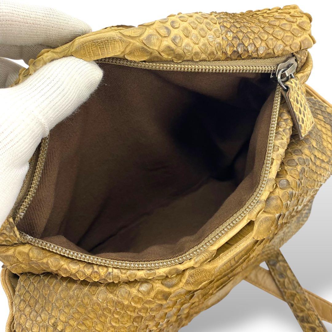 【美品】ARUKAN ショルダーバッグ 斜め掛け エキゾチックレザー 本革