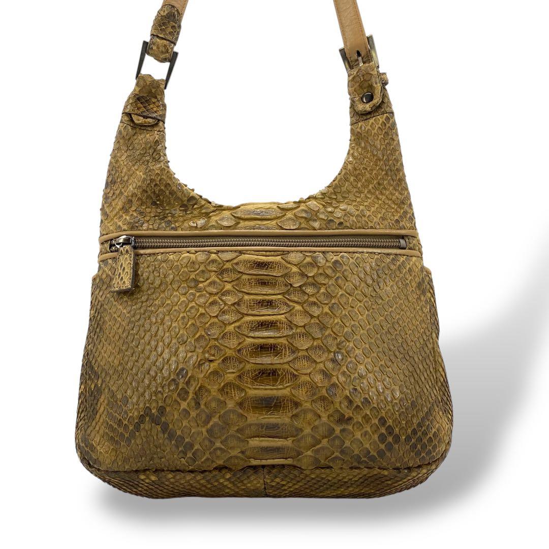 【美品】ARUKAN ショルダーバッグ 斜め掛け エキゾチックレザー 本革