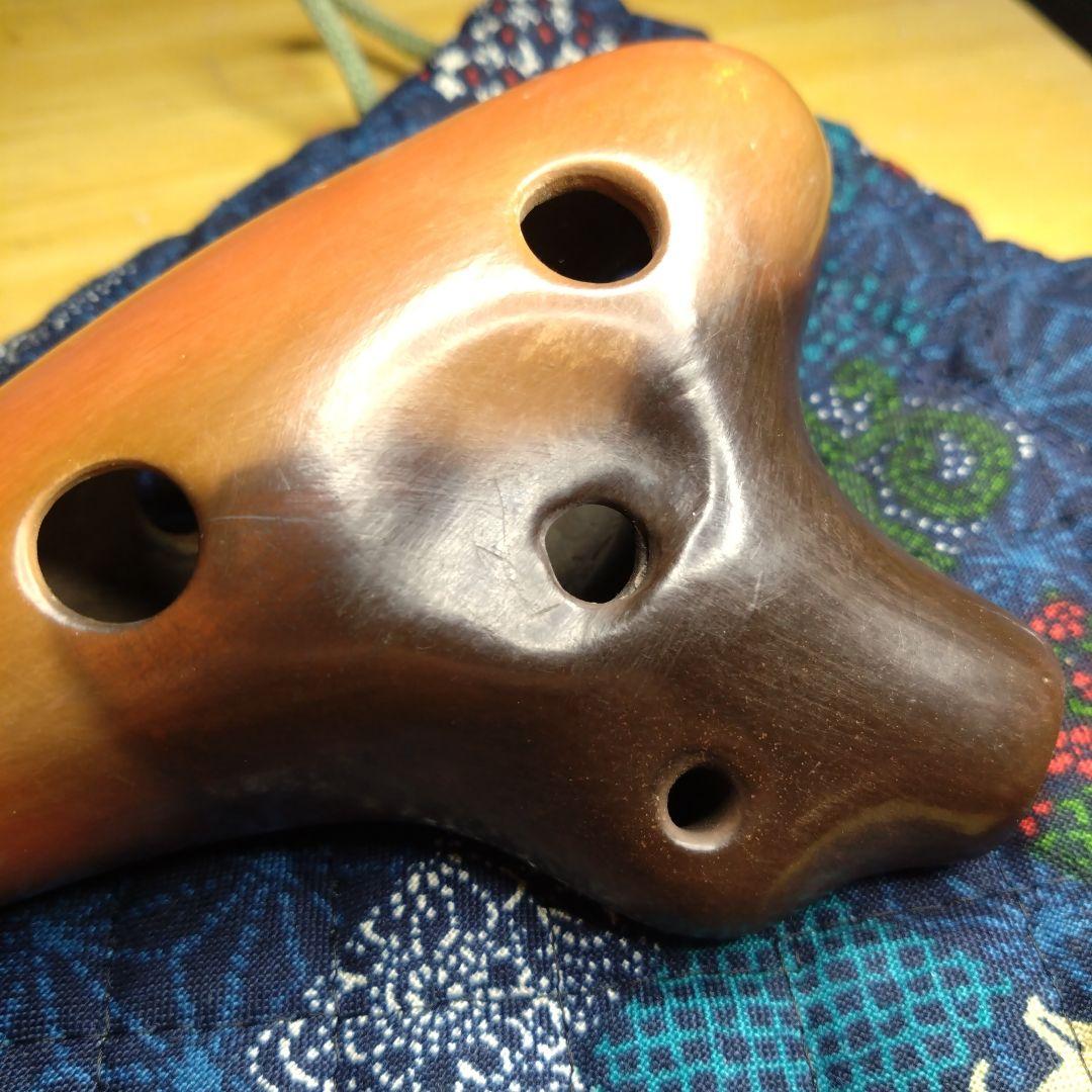 ピエタオカリナソプラノ3Fエクセレント吊り穴付