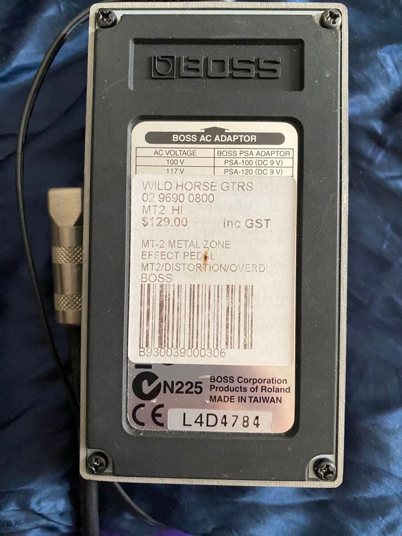 BOSS MT-2 l Zone 高輝度緑LED 改