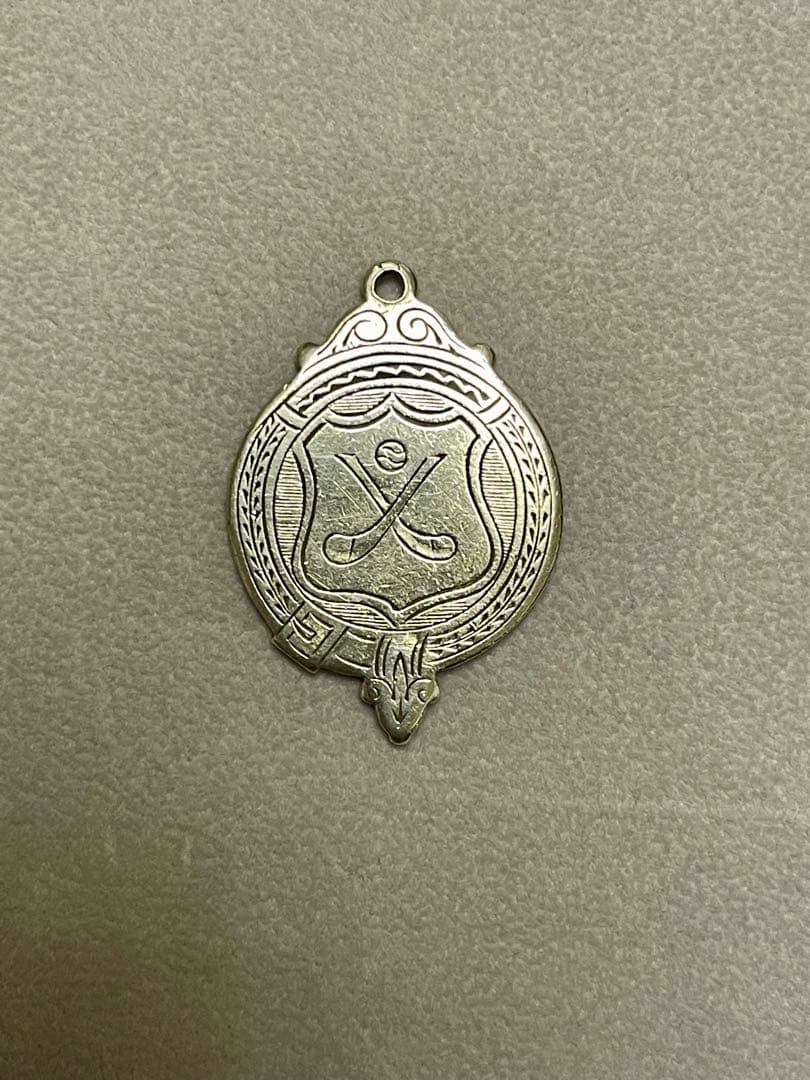 1940年製 イギリス アンティーク スポーツ シルバー ゴルフ メダル