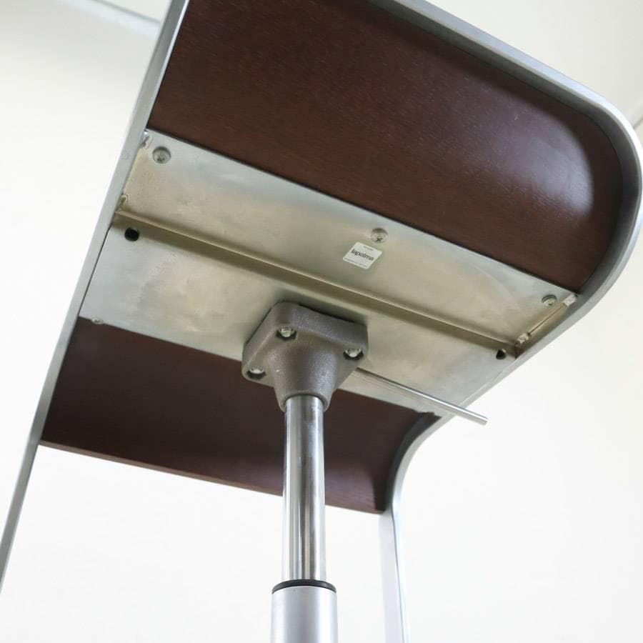 ラパルマ レム カウンタースツール ハイタイプ 板座 昇降式 AZUMI