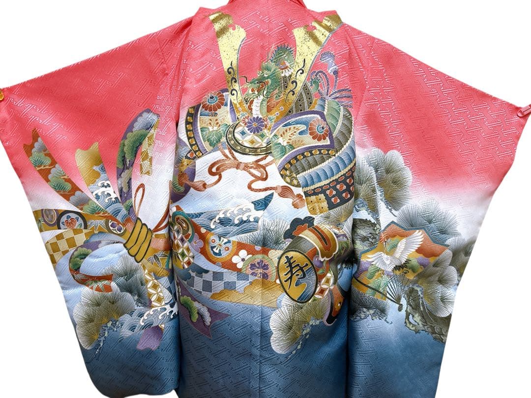 変わり色!ピンク×ゴールド♡七五三　5歳　男の子　フルセット　一式　美品