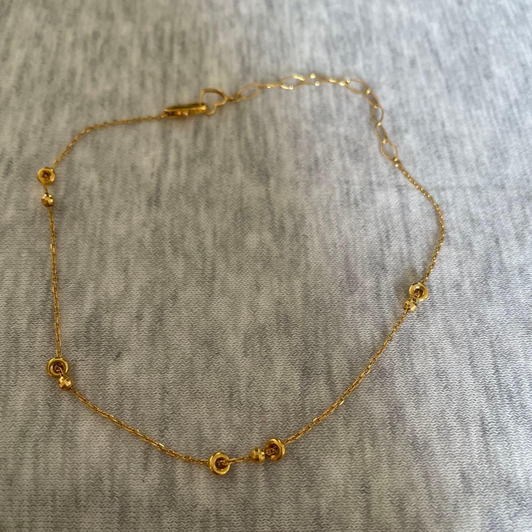 Ponte Vecchio K18 YG アンクレット 23cmの通販はau PAY マーケット