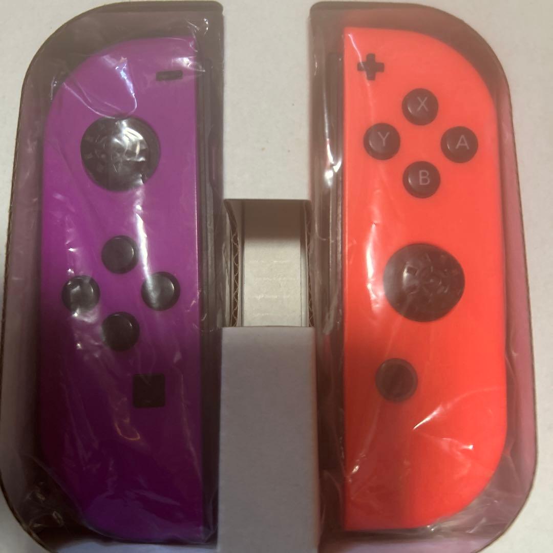 Nintendo Switch 本体 紫とオレンジのジョイコン付き