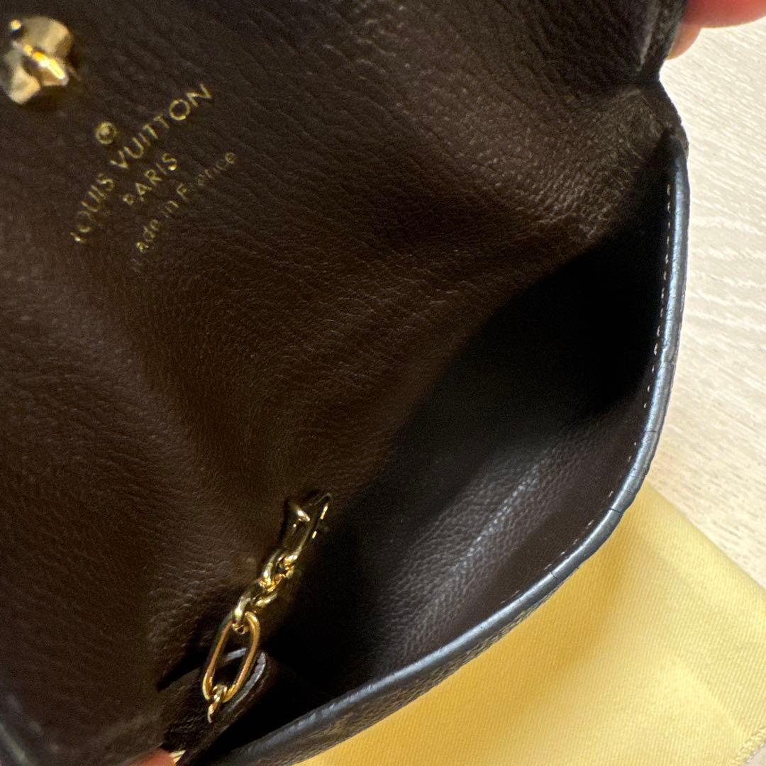 れ*ん様 ルイヴィトン LVポシェット クレ アンプラント ブラウン 小銭入れ