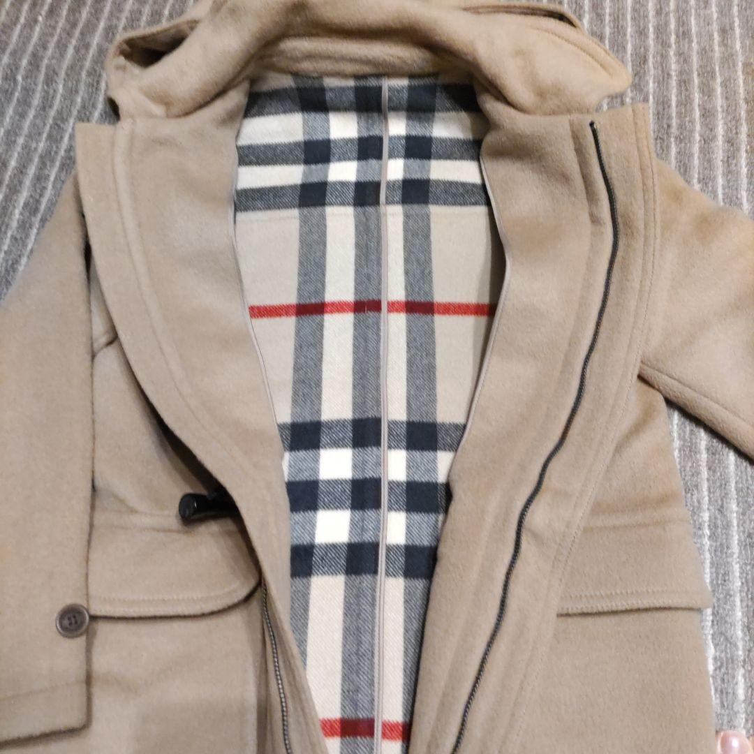 バーバリー チルドレン ダッフル コート 12Y 152cm 受験 薄茶 美品