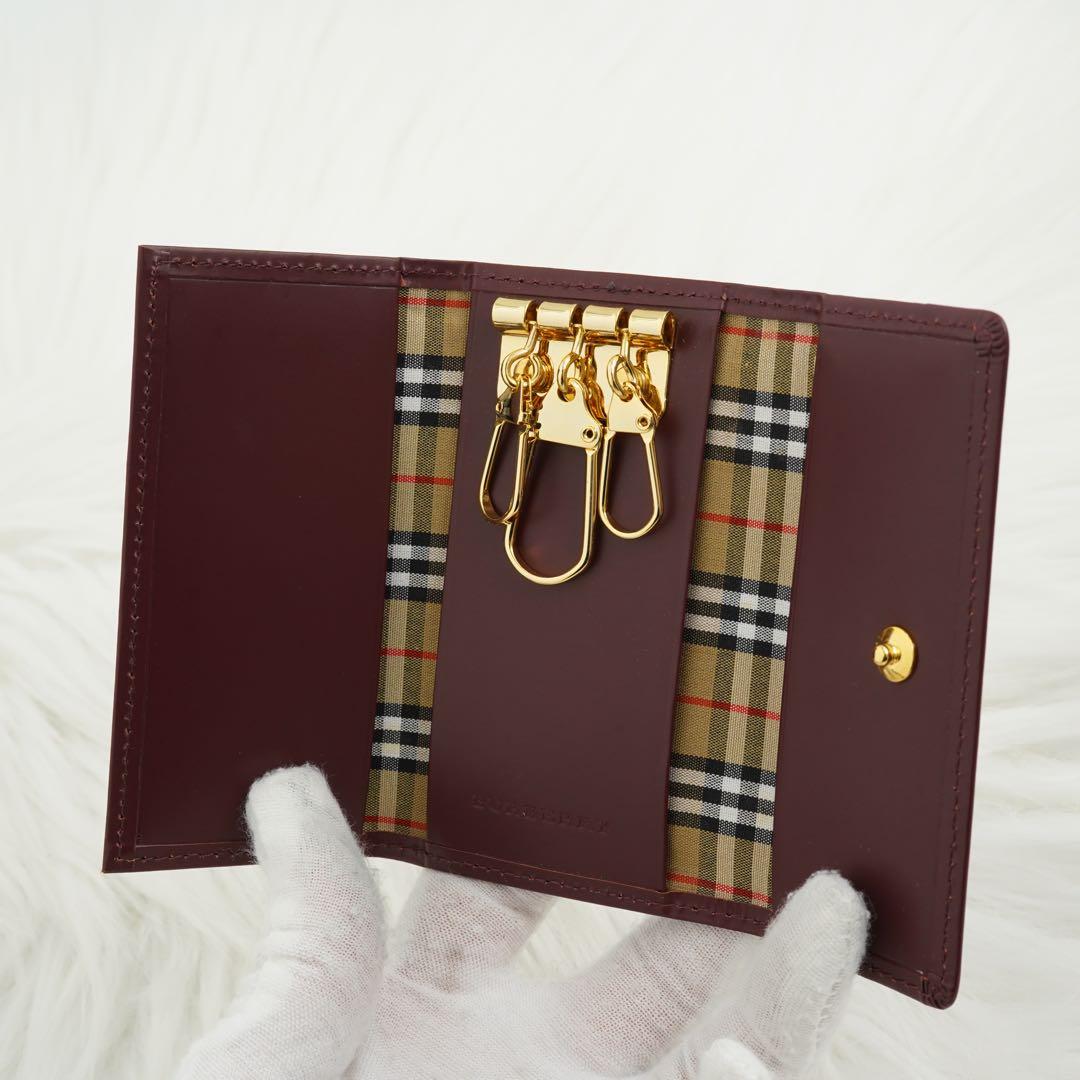 新品未使用品 箱付き BURBERRY キーケース ノバチェック おしゃれ 楽天