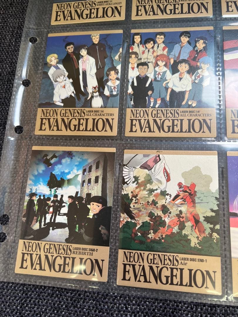 エヴァンゲリオン 1998年 BANDAIグッズ劇場版　特典セット非売品カード
