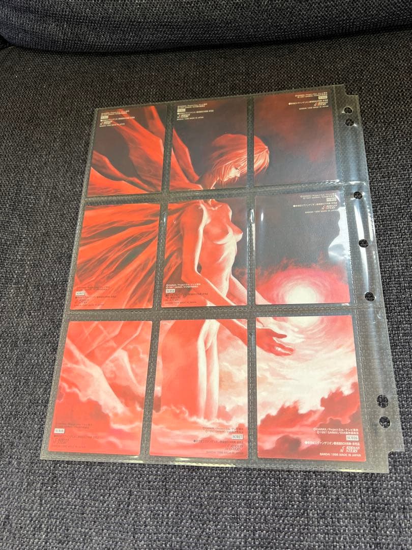 エヴァンゲリオン 1998年 BANDAIグッズ劇場版　特典セット非売品カード