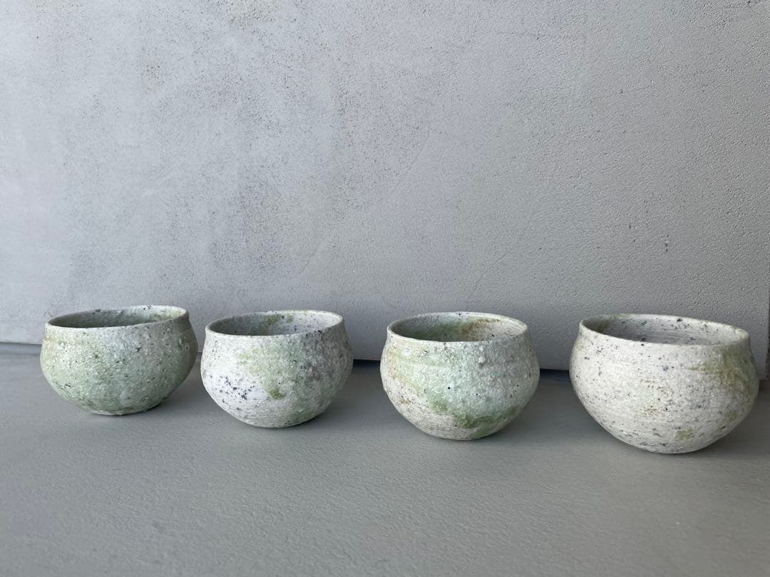 辻村唯 ワインカップ 4客 フリーカップ コップ 辻村史朗 ビロード釉