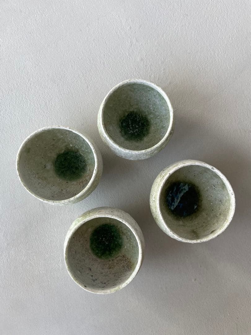 辻村唯 ワインカップ 4客 フリーカップ コップ 辻村史朗 ビロード釉