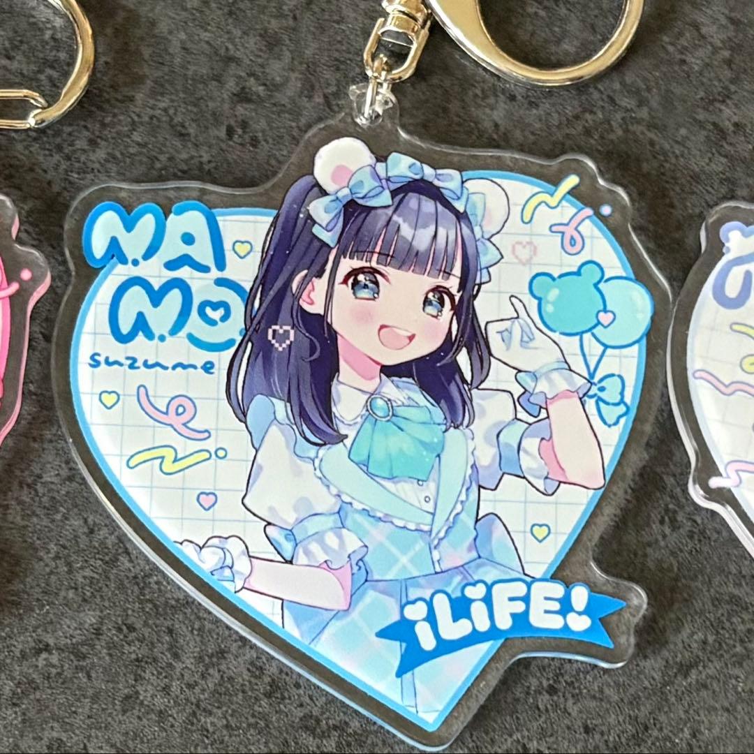 涼芽なのアクリルキーホルダー