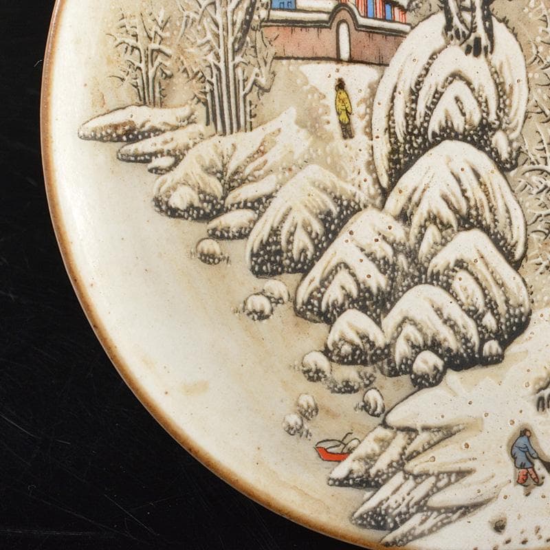 中国 大清光緒年製 粉彩山水文 高足盤 N R6782E - メルカリ