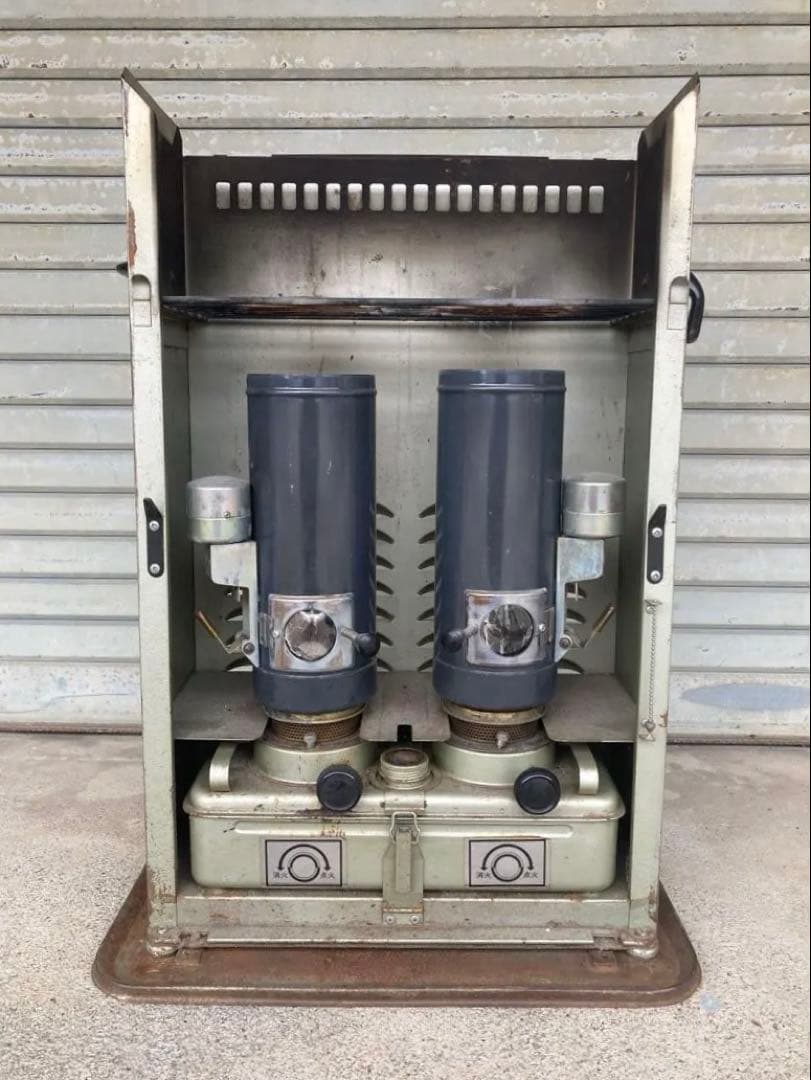 VIKING 石油ストーブ 2筒式 ビンテージストーブ 70年代