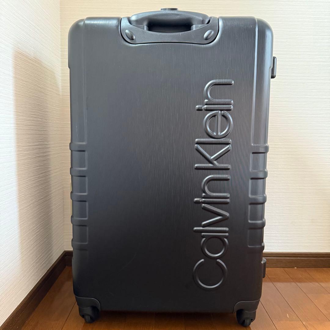 カルバンクライン スーツケース Lサイズ 軽量 大きめロゴ クール