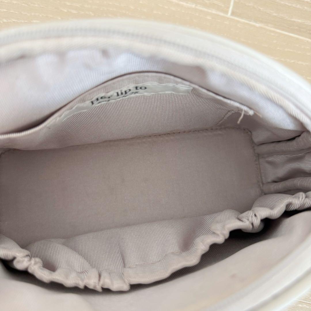 Jacquard Chain Pochette Herlipto バッグ