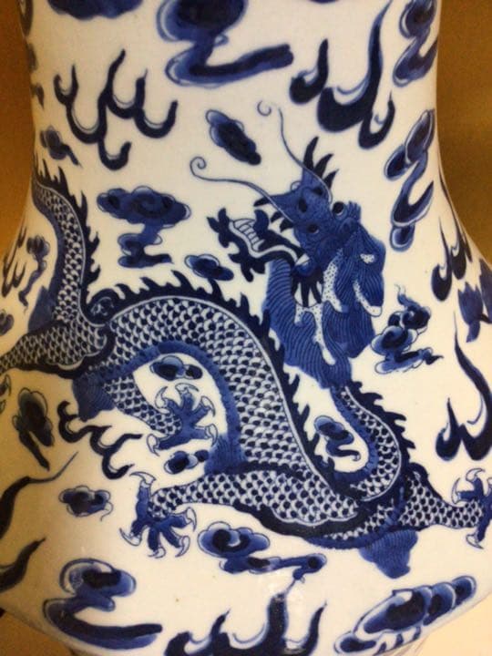 大花瓶 龍めっちゃいるやん。。。高さ約61センチ。 - THIETBITHUCPHAM.COM