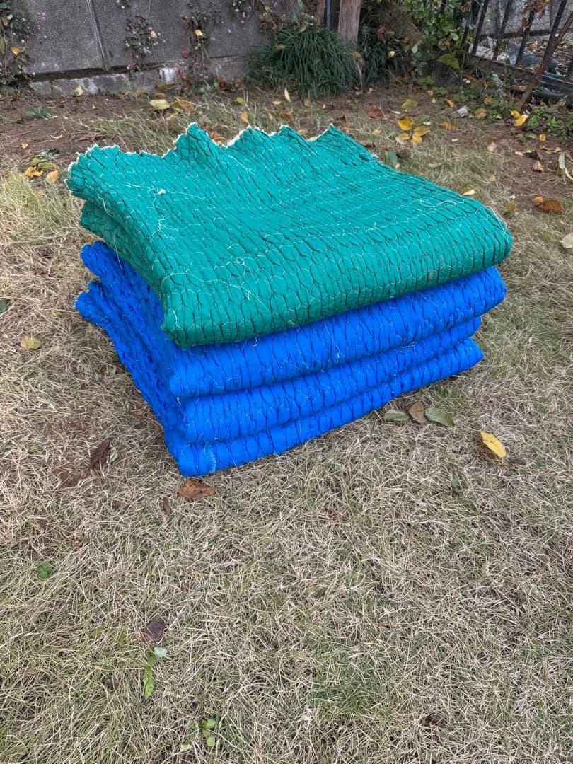 フィットカバ キルティング 引越し資材中古4 枚セット ジャバラ 養生