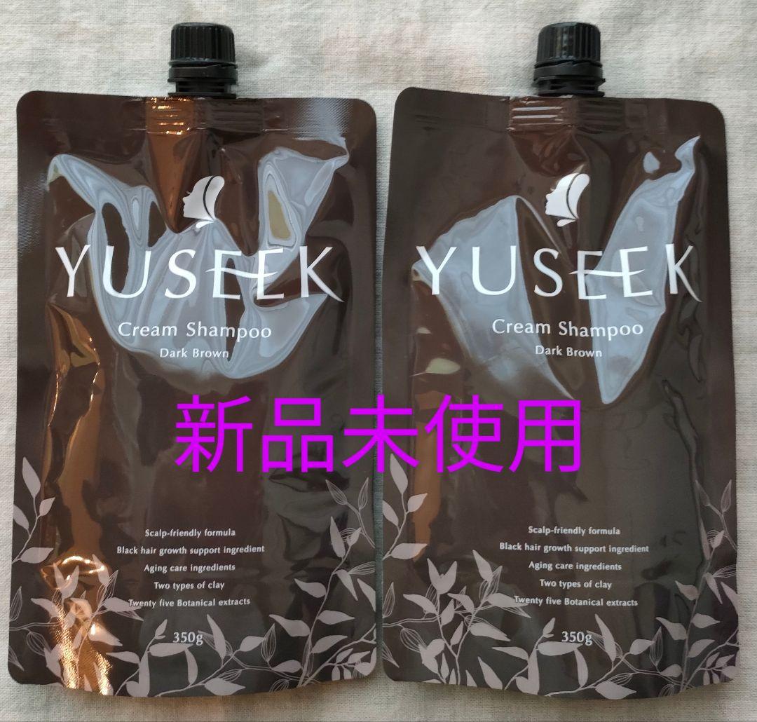 YUSEEK Cream Shampoo ダークブラウン 350g 2個セット - メルカリ