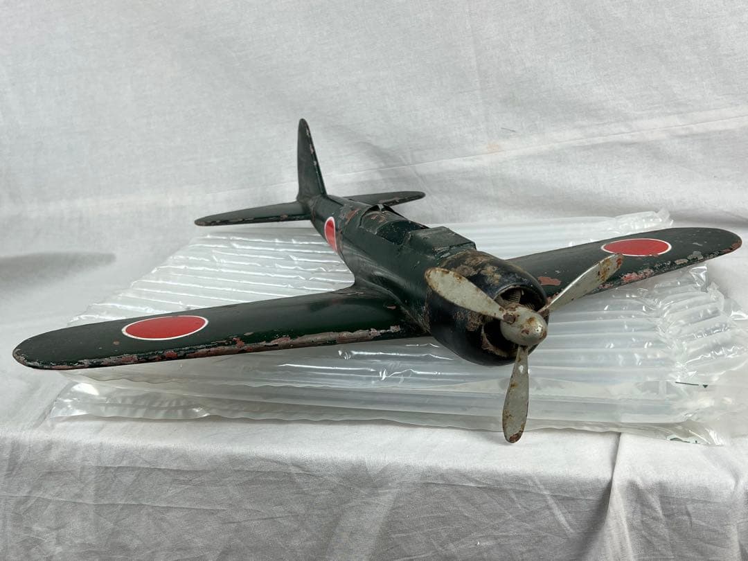 特大★逸品★珍品★古い一体物ブリキの零戦★used★一期一会★難あり
