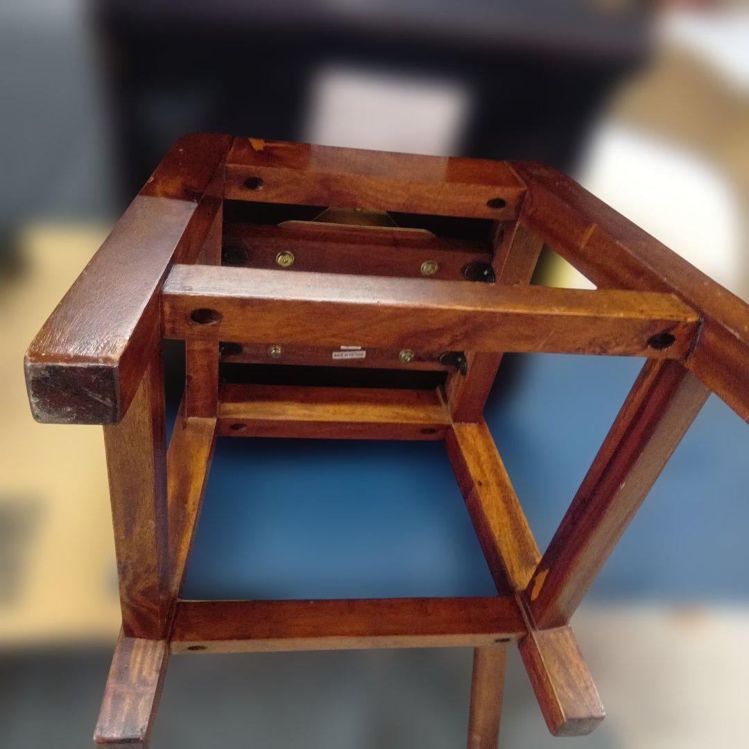 ヴィンテージ MORISHIGE PUレザー アンティーク回転チェア③