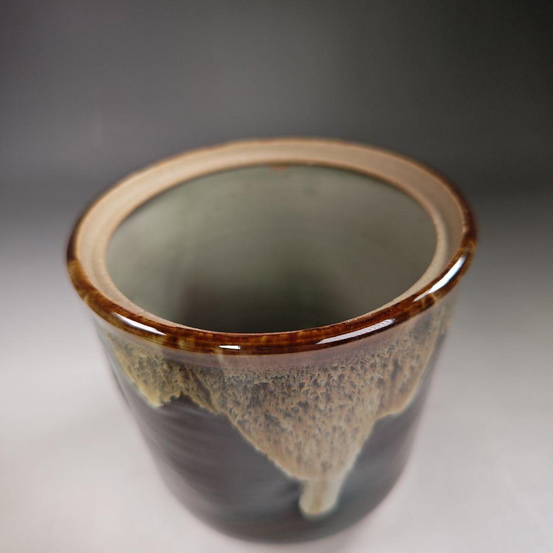 イ633 水指『前大徳寺和尚極箱銘松風』『高取青柳翠峰作』茶道具