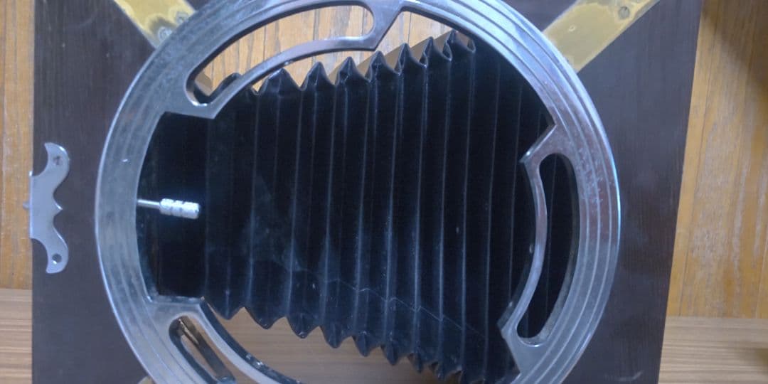 レトロ OKUHARA CAMERA オクハラカメラ 蛇腹 木製 大判 LPL