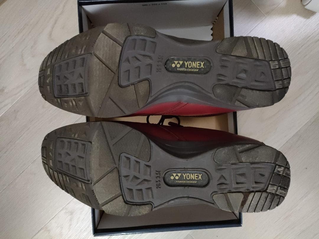 ヨネックス MT-08 ダークレッド 旅ウォーク　革靴 天然皮革 匿名配送