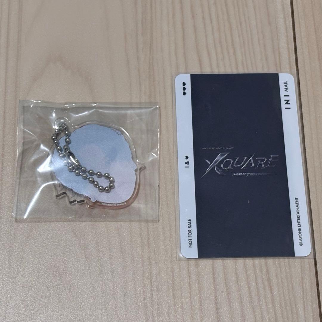 INI 藤牧京介 顔アクキー XQUARE MASTERPIECE