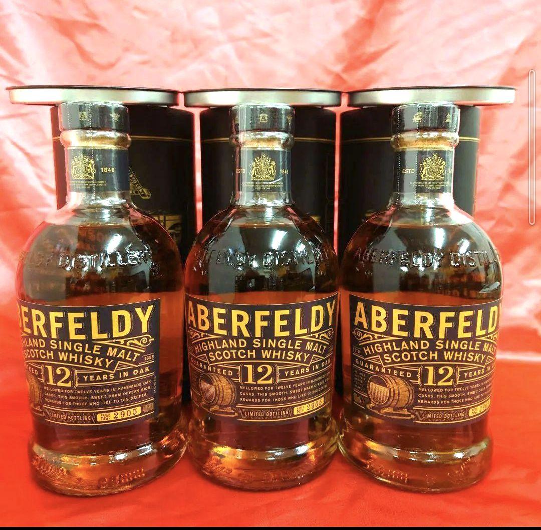 アバフェルディ12年 6本セット カートン付きABERFELDY 12年 シングル