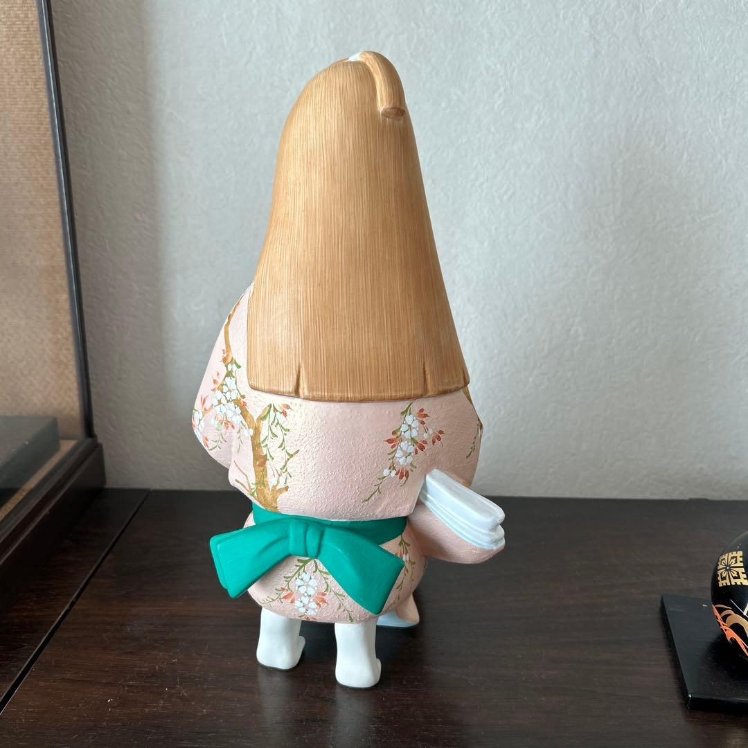 陶器製 日本人形 着物 30cm - メルカリ