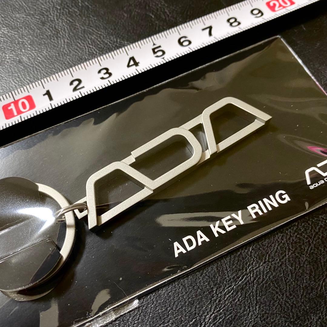 ADA 限定 キーリング　アクアデザインアマノ　キーホルダー ADA 限定 キーリング アクアデザインアマノ キーホルダー 実にADA