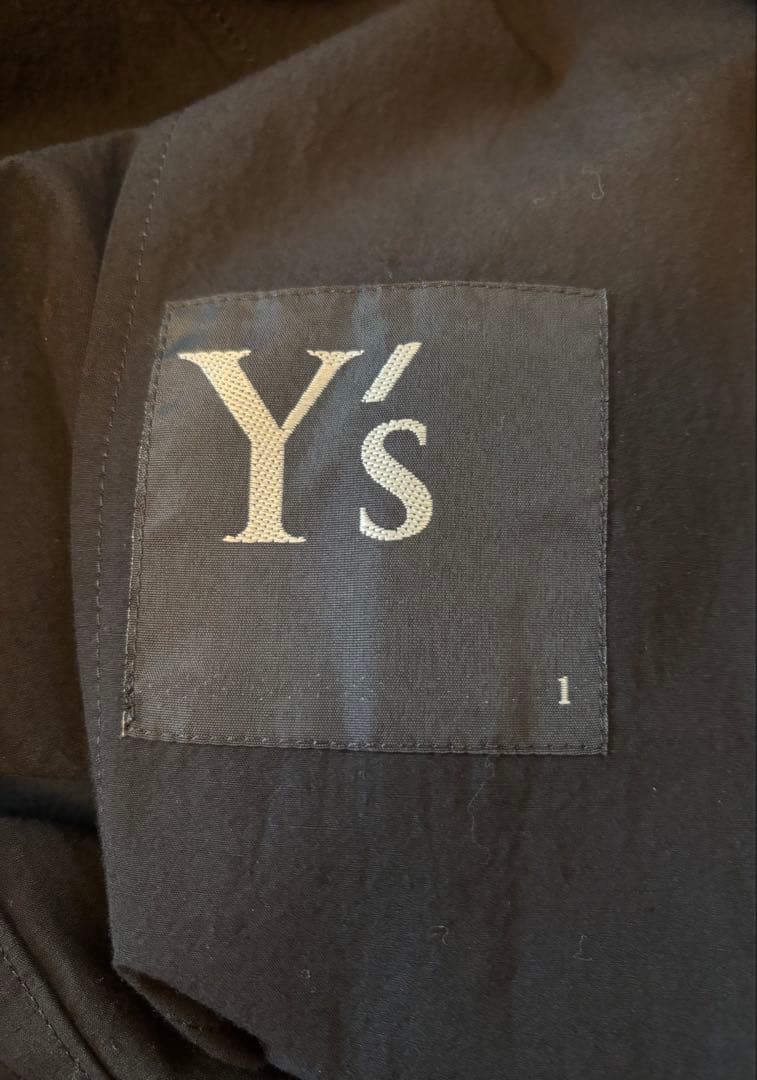 y´s、ブラック ダブルブレスト 、スプリングコート