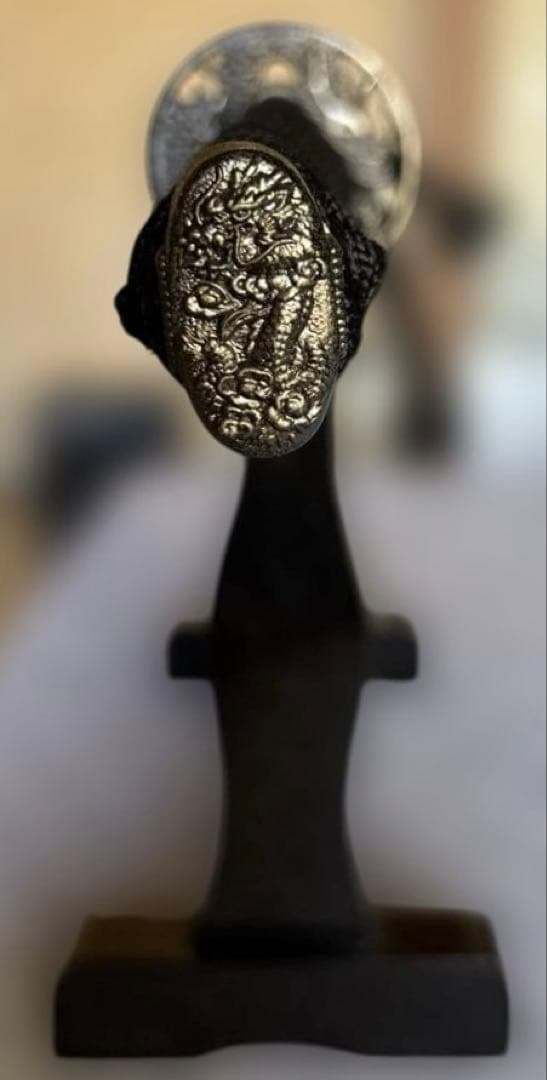 模造刀 真田幸村モデル 六文銭 台座付き 観賞用 コスプレ 模擬刀 模造