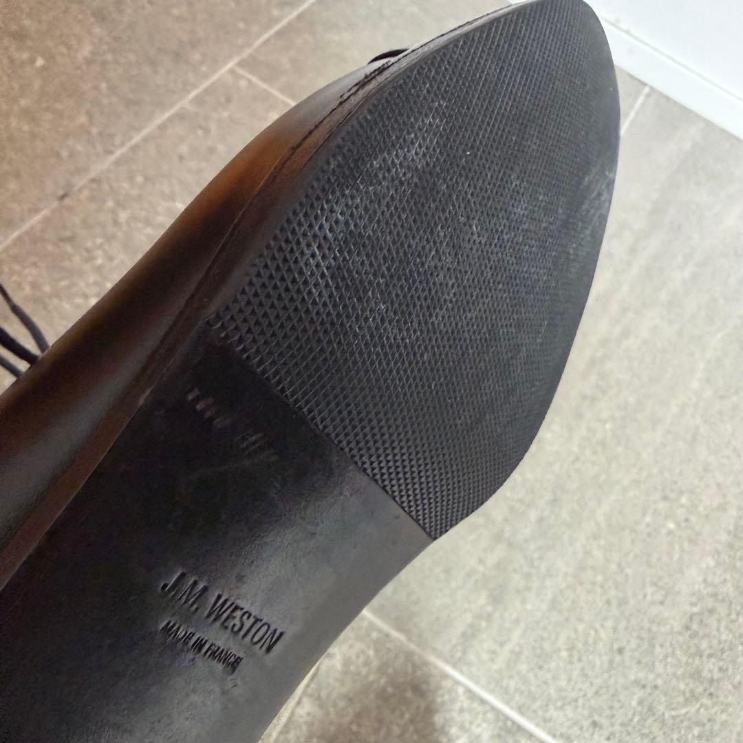 JMウエストン/ストレートチップ/ブラックカーフ/8D