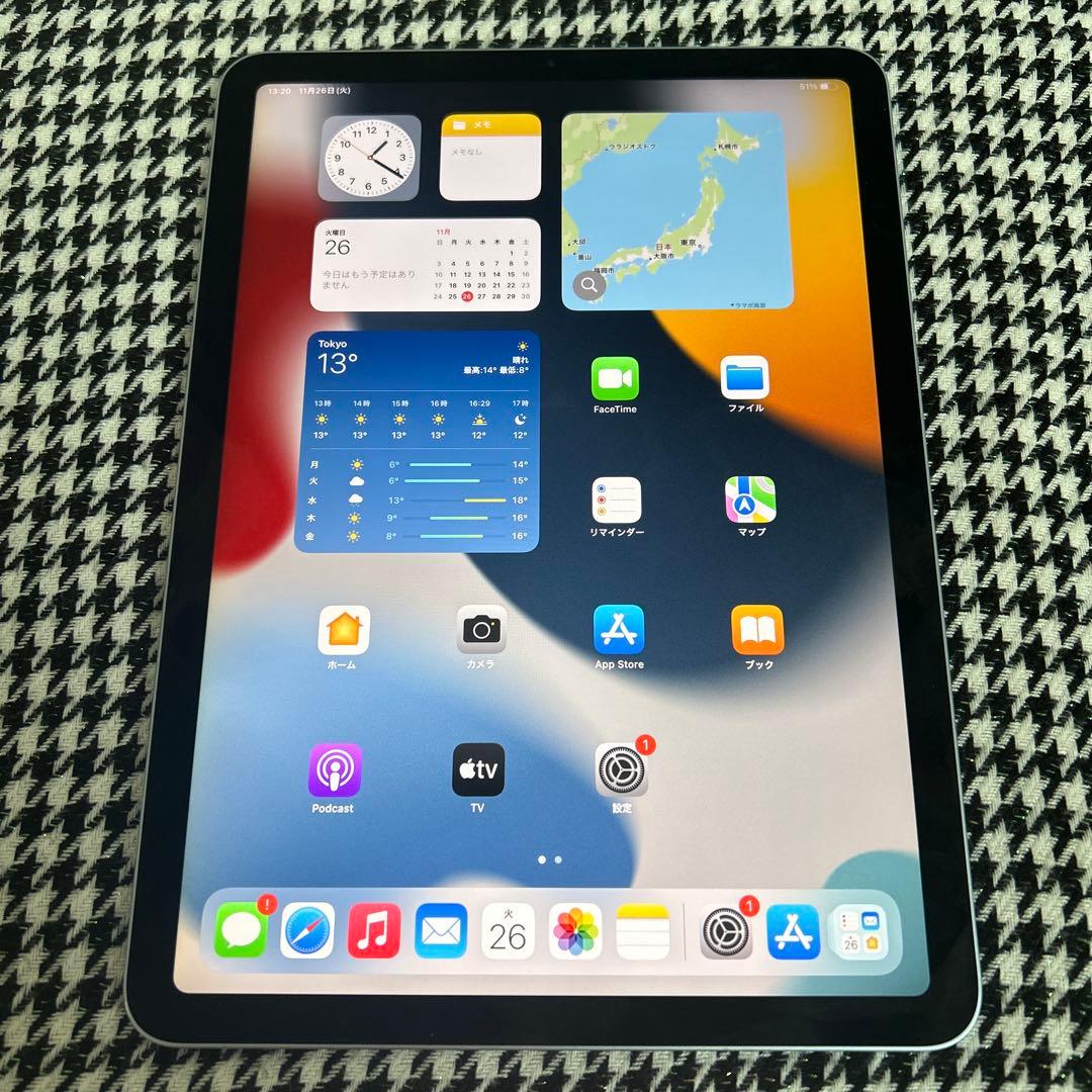 1200【早い者勝ち】電池最良好☆iPad Air4 64GB WIFIモデル☆