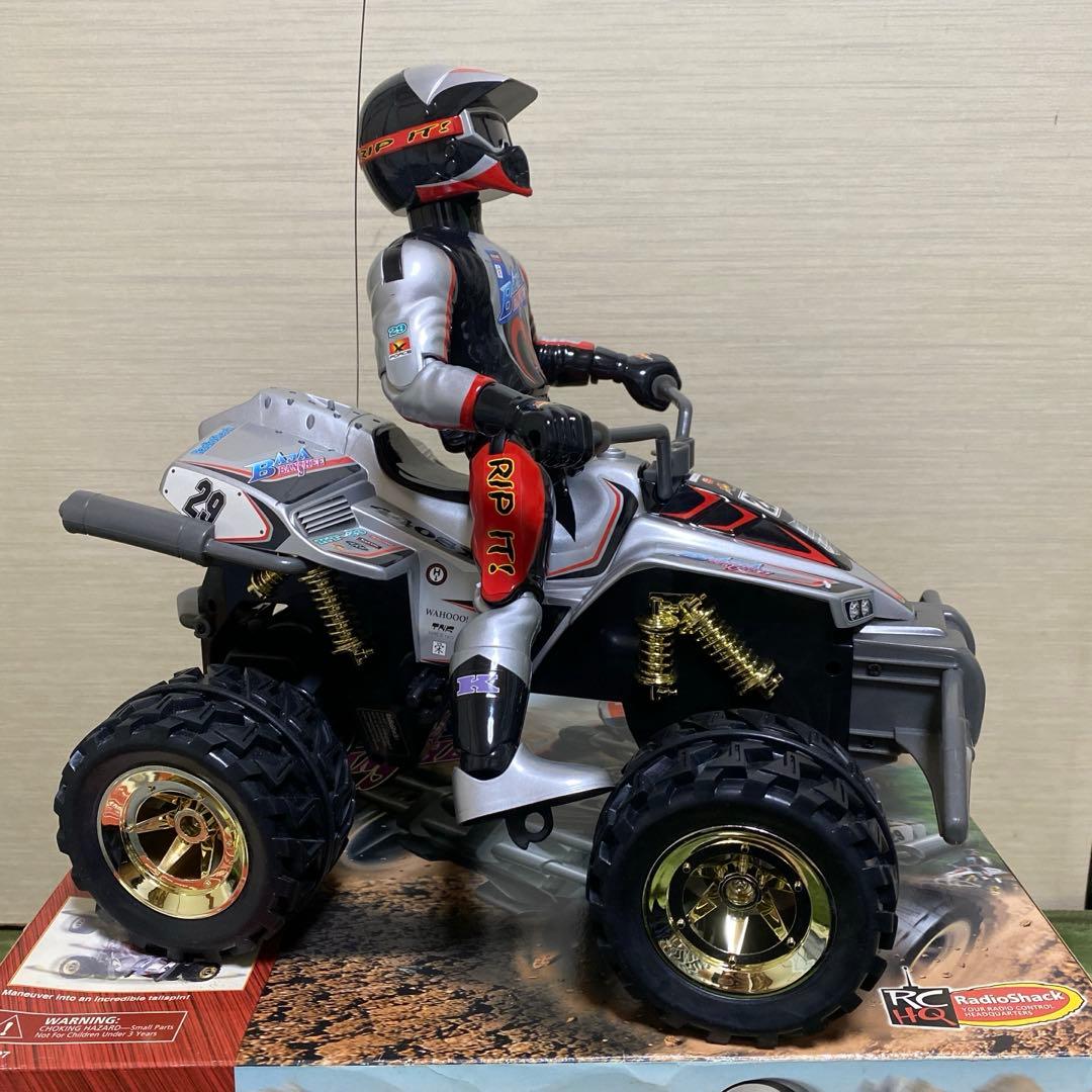 美品 バギー風 ラジコンカー ドライバー人形　付き RadioShack 当時物