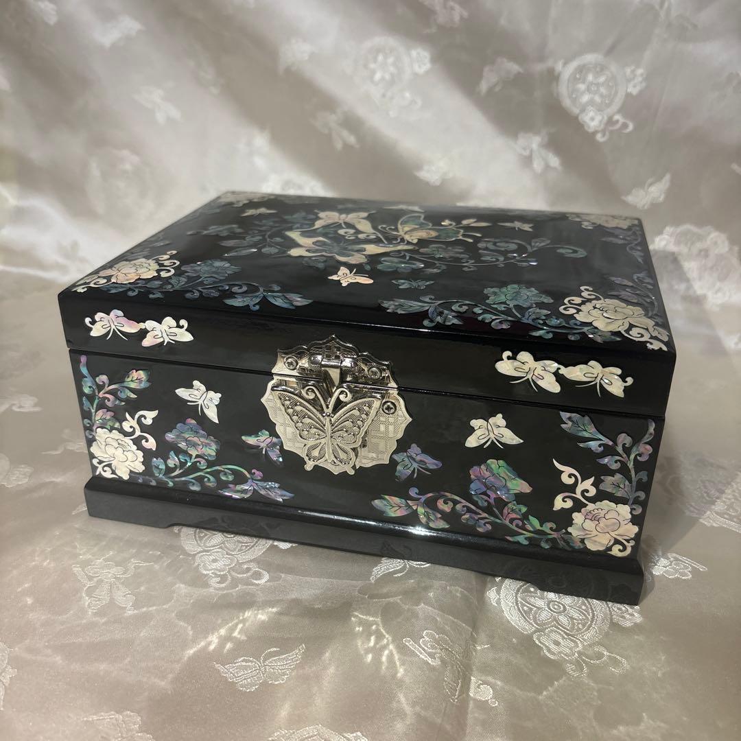 最高級ジュエリーボックス⭐︎韓国伝統工芸の螺鈿細工⭐︎