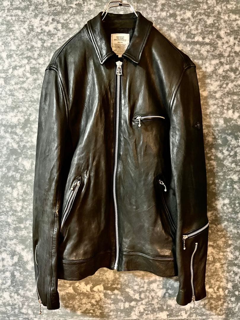 CRIMIE レザージャケット クライミー ルード ジップジャケット