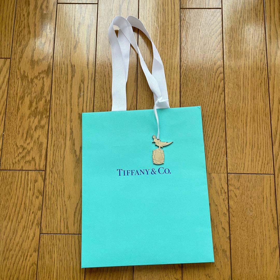 ティファニー 本店限定ショッパー チャーム付き ブランド 紙袋 - メルカリ