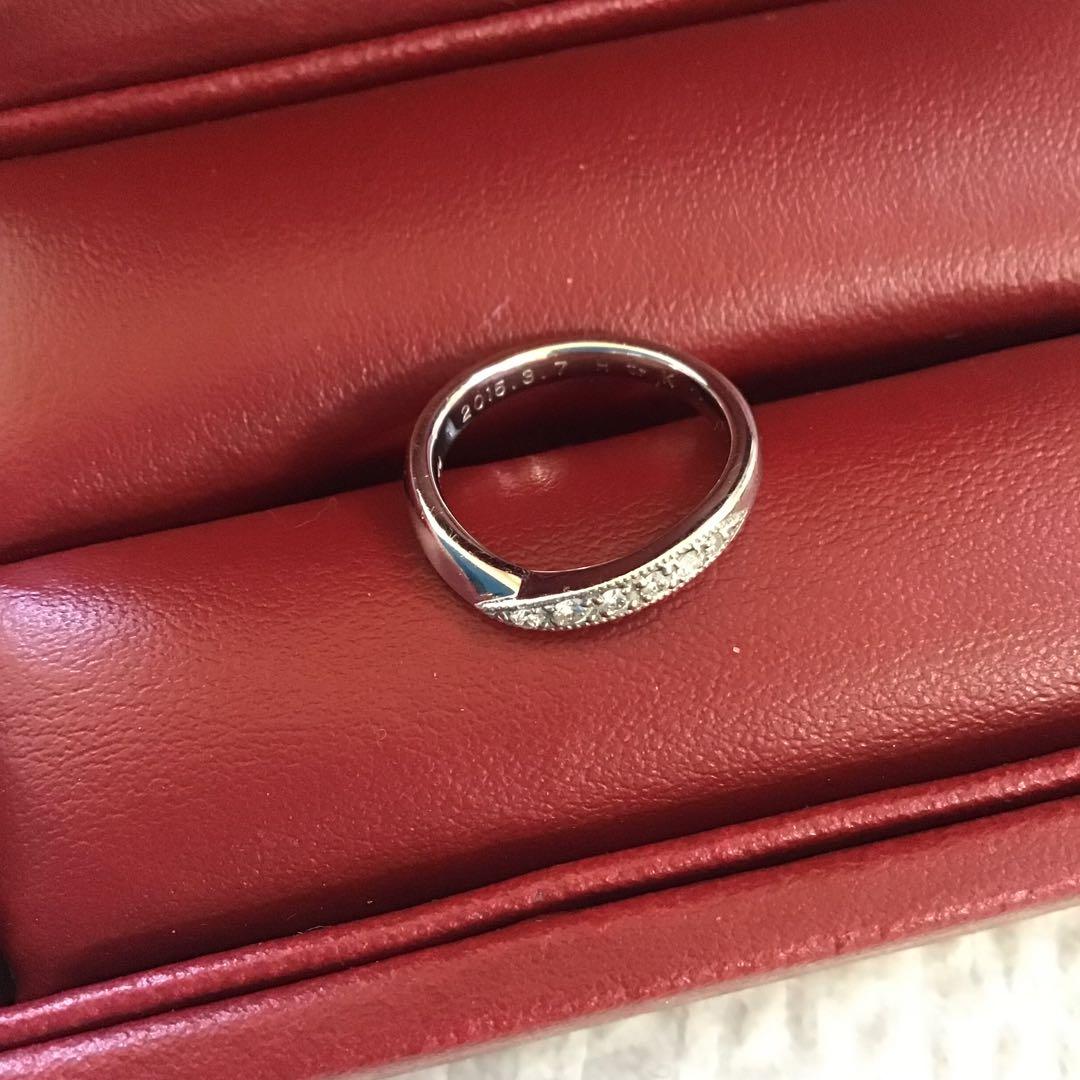 【専用出品】モニッケンダム　結婚指輪　プラチナ　ダイヤモンド　マリッジリング