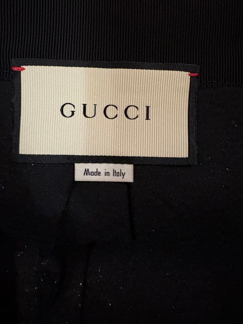 GUCCI グッチ ゴールドフレアスカート