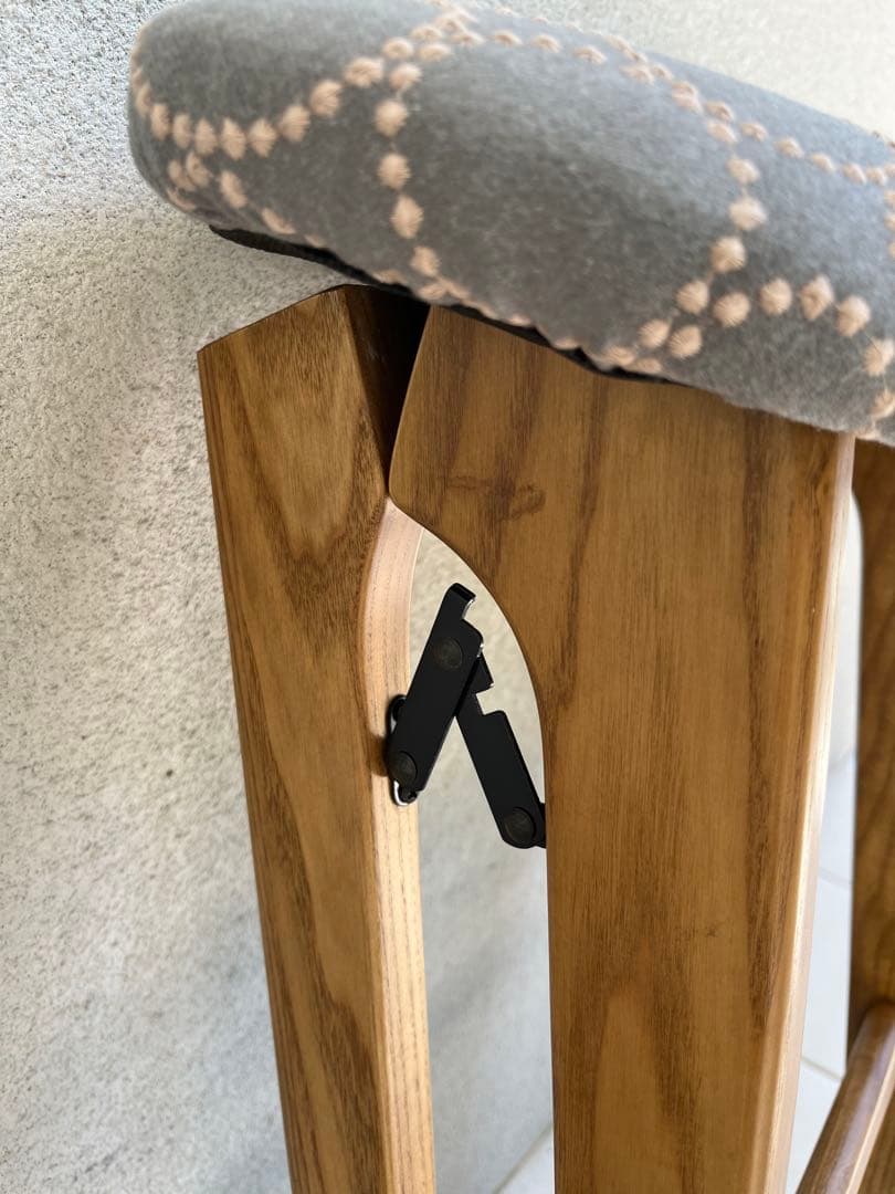 ミナペルホネン タンバリン dop イエロー 折りたたみ式 ハイスツール