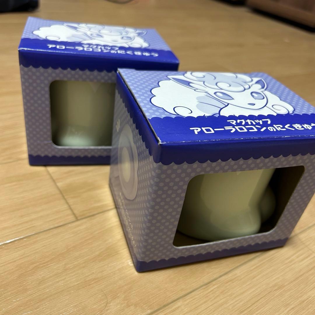 ポケモン マグカップ アローラロコンのにくきゅう 2個セット