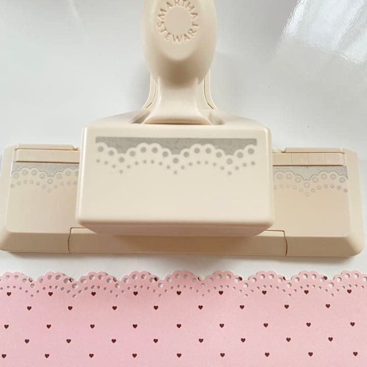 マーサスチュワート クラフトパンチ ドイリーレース ベスト 難あり