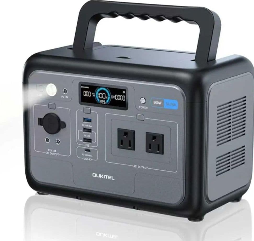 新品未開封 ポータブル電源 800W/512Wh リン酸鉄リチウム - メルカリ