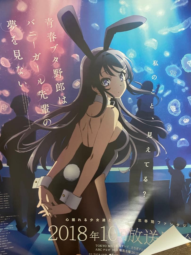 青春ブタ野郎はバニーガール先輩の夢を見ない B2ポスター 桜島麻衣